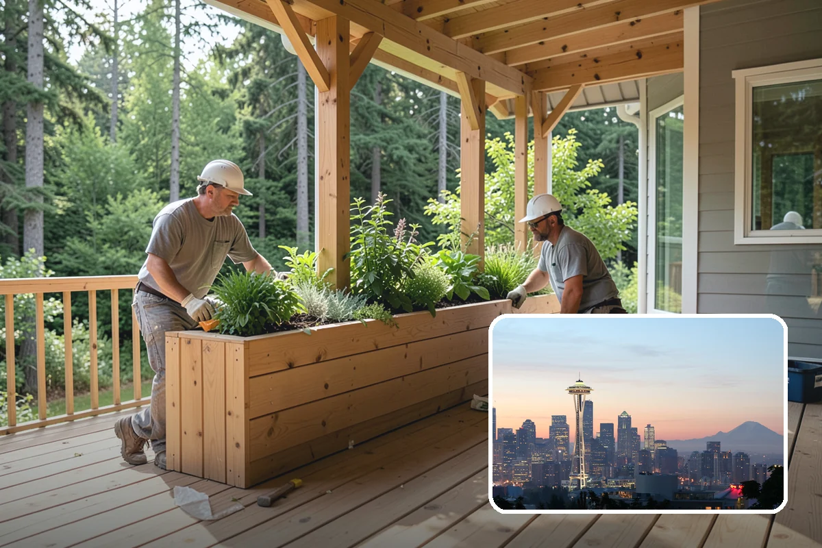 Engineered Wood Siding Installation in Seattle, King County, WA - Real wood grain texture at a lower cost than cedar