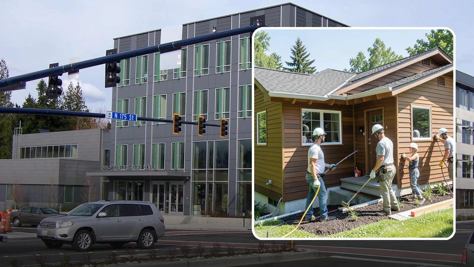 Engineered Wood Siding Installation in Shoreline, King County, WA - We install engineered wood siding that delivers the warmth of real wood with enhanced resistance to Northwest moisture.