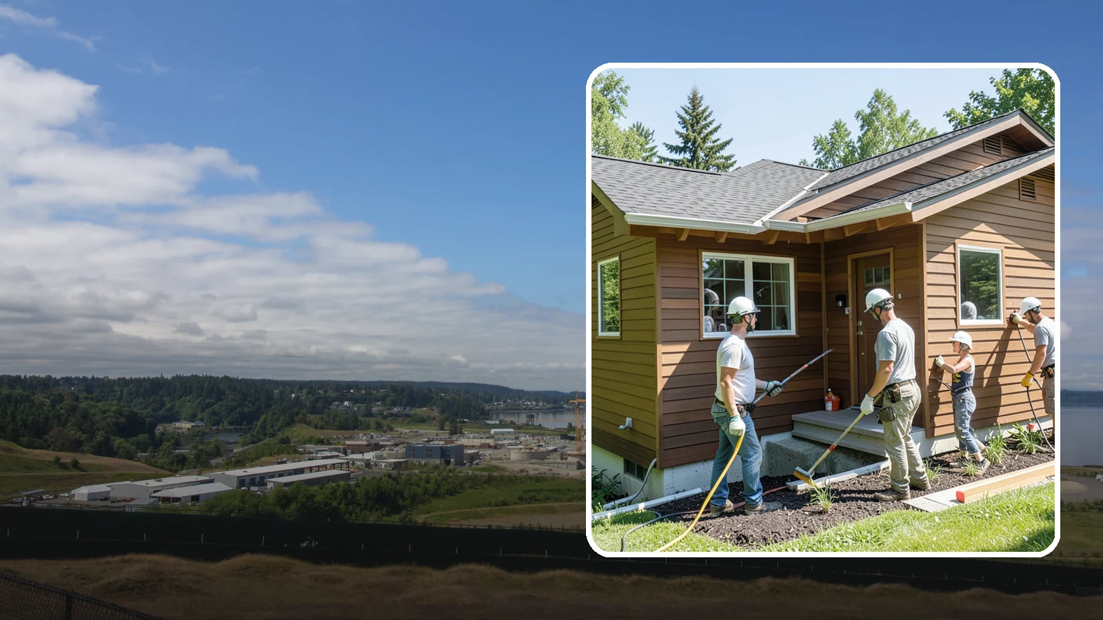 Engineered Wood Siding Installation in University Place, Pierce County, WA - We install engineered wood siding that delivers the warmth of real wood with enhanced resistance to Northwest moisture.