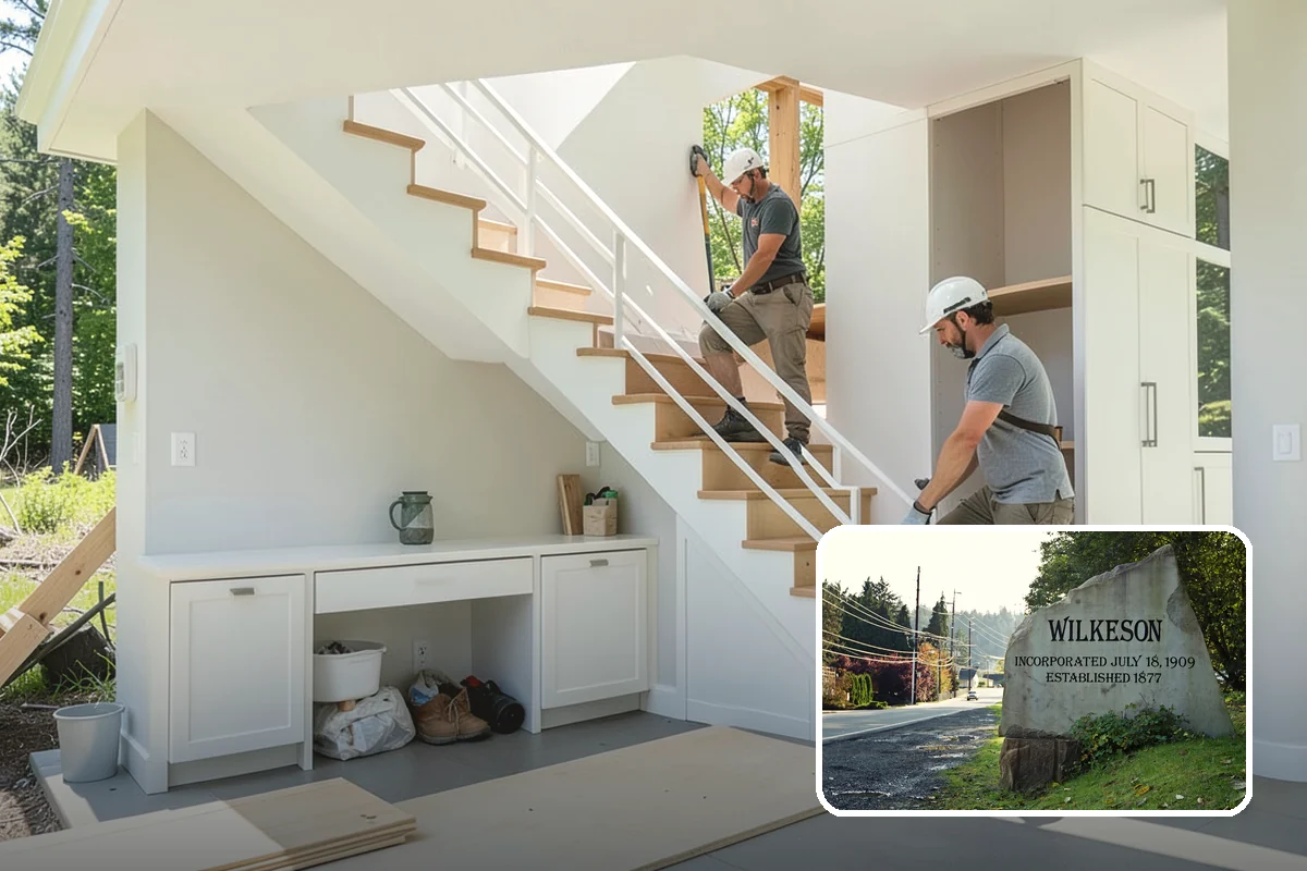 Engineered Wood Siding Installation in Wilkeson, Pierce County, WA - Real wood grain texture at a lower cost than cedar