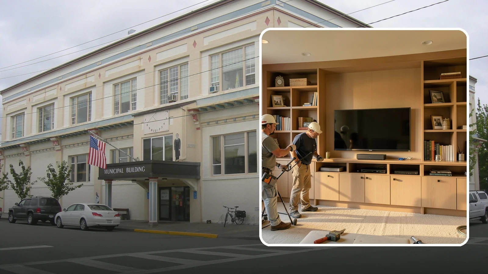 Entertainment Center Construction in Anacortes, Skagit County, WA - Building a custom entertainment center or media wall tailored to your electronics and style.