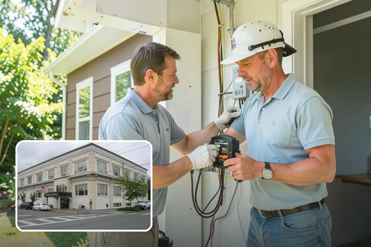 Entertainment Center Construction in Anacortes, Skagit County, WA - Organizes electronics and cabling