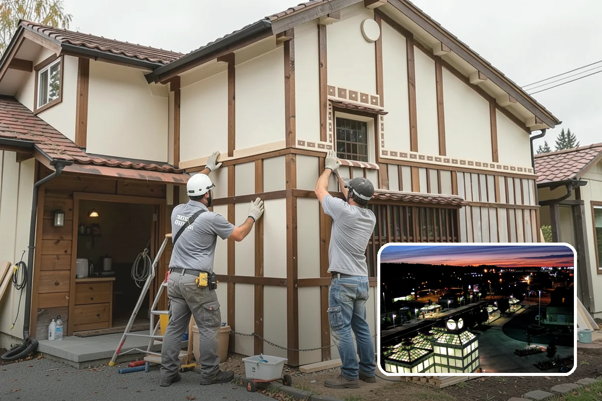 Entertainment Center Construction in Auburn, King County, WA - Organizes electronics and cabling