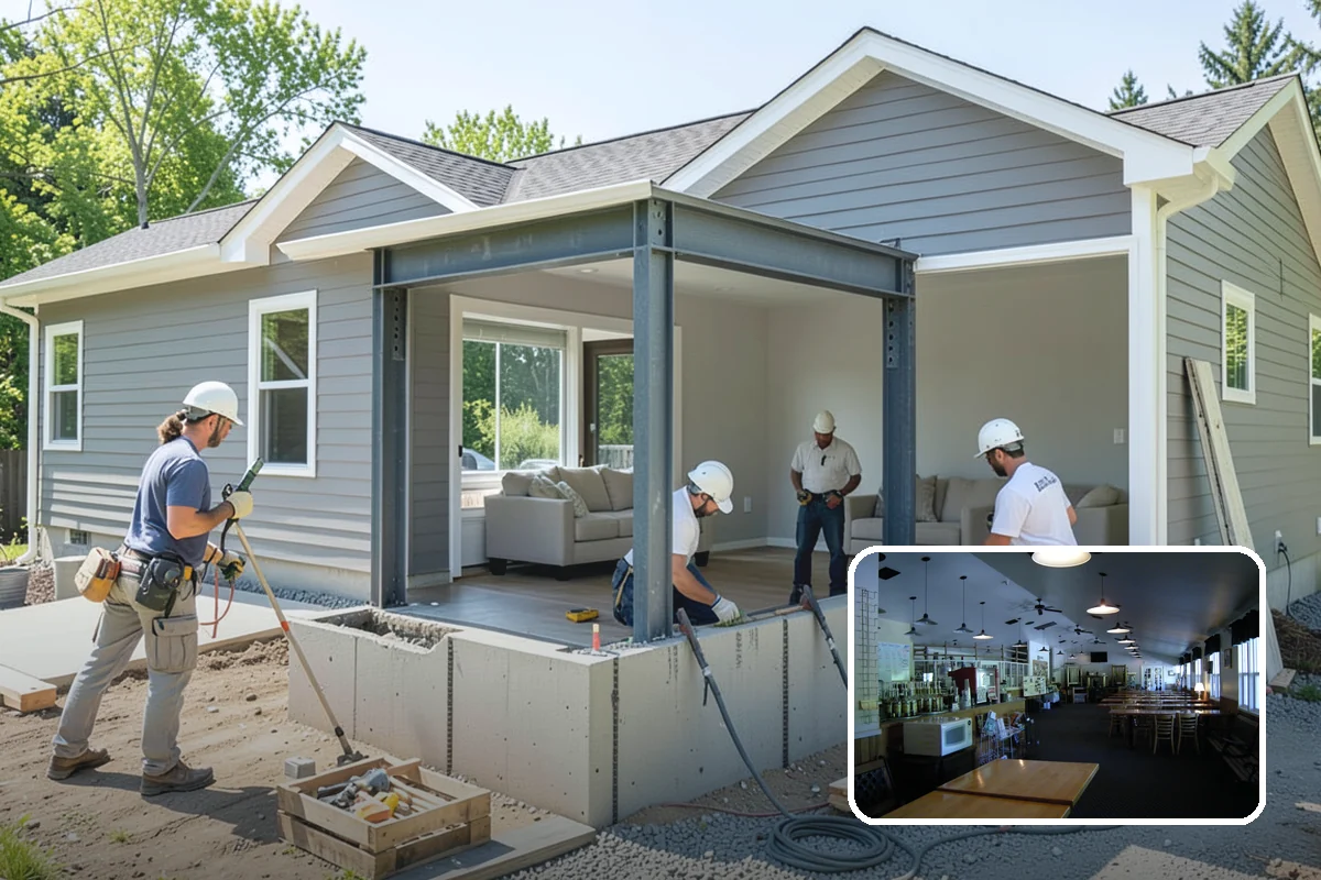 Entertainment Center Construction in Black Diamond, King County, WA - Organizes electronics and cabling