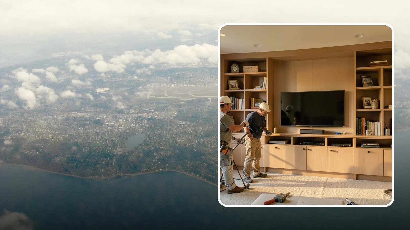 Entertainment Center Construction in Burien, King County, WA - Building a custom entertainment center or media wall tailored to your electronics and style.