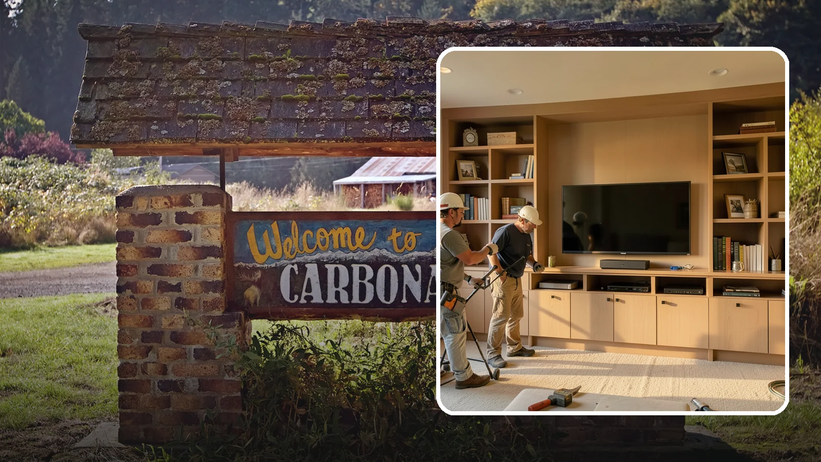 Entertainment Center Construction in Carbonado, Pierce County, WA - Building a custom entertainment center or media wall tailored to your electronics and style.