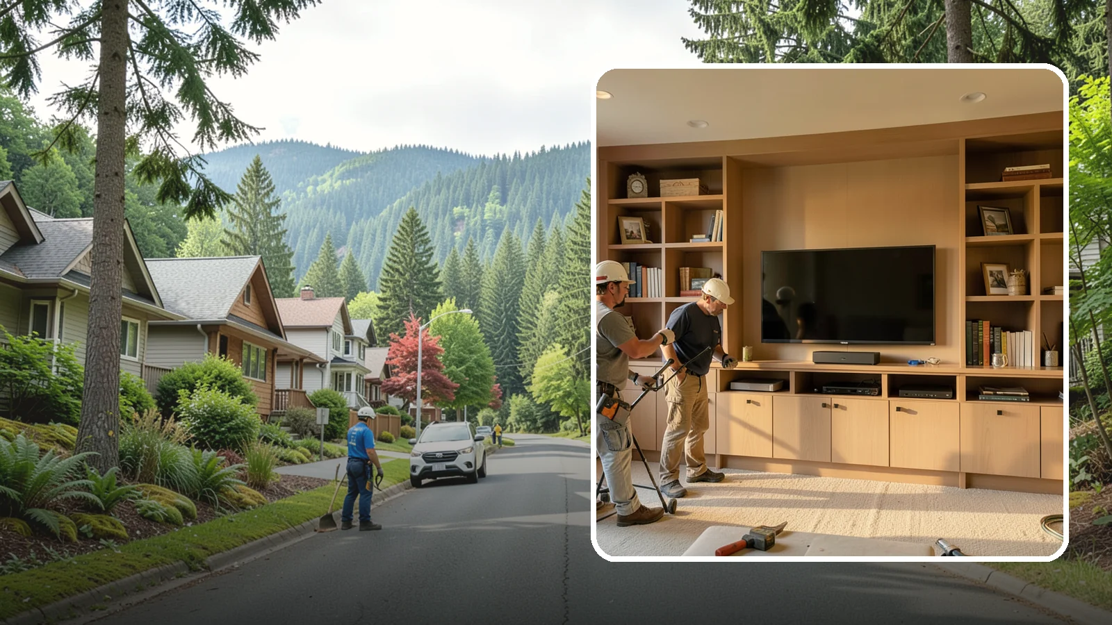 Entertainment Center Construction in Darrington, Snohomish County, WA - Building a custom entertainment center or media wall tailored to your electronics and style.