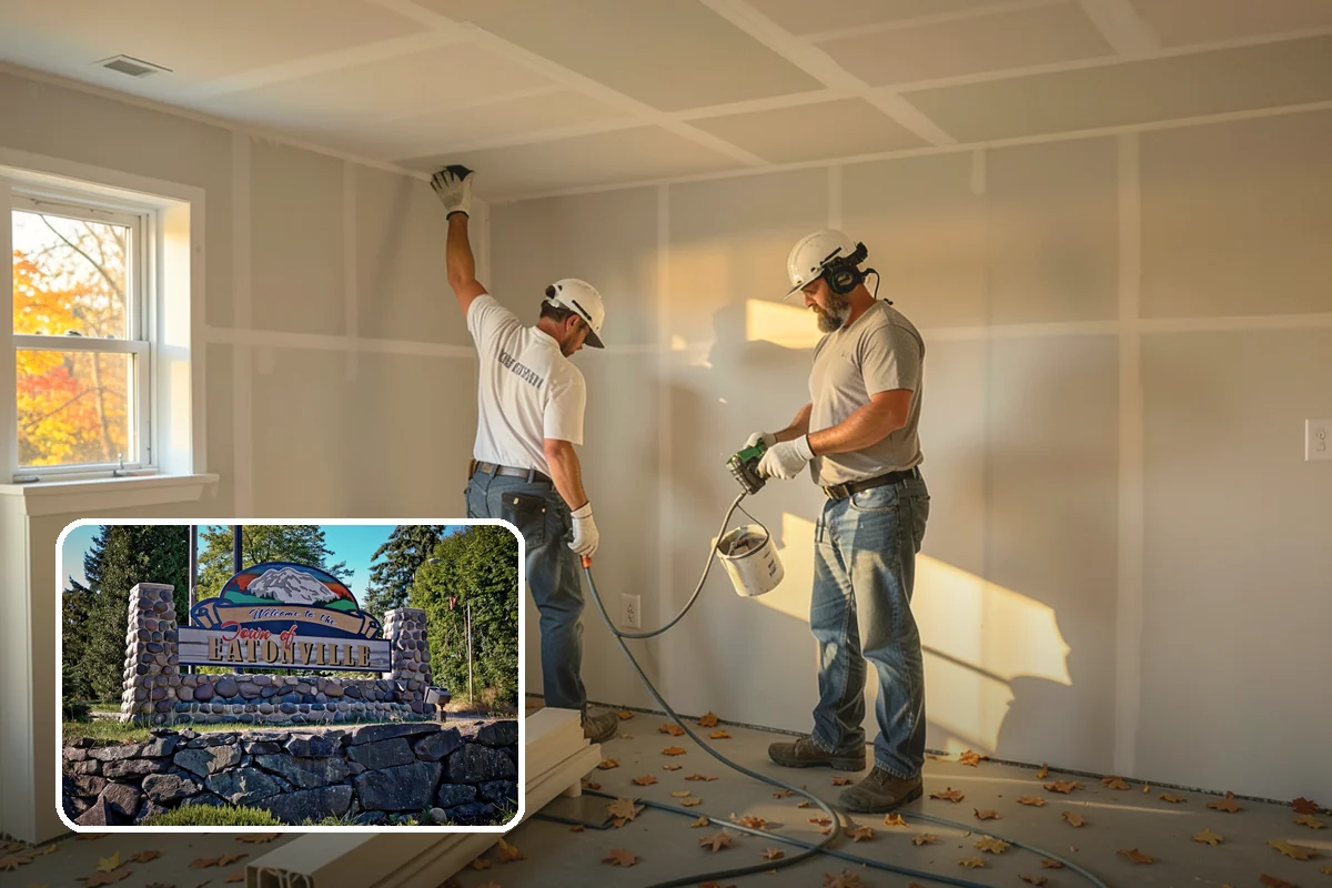 Entertainment Center Construction in Eatonville, Pierce County, WA - Organizes electronics and cabling