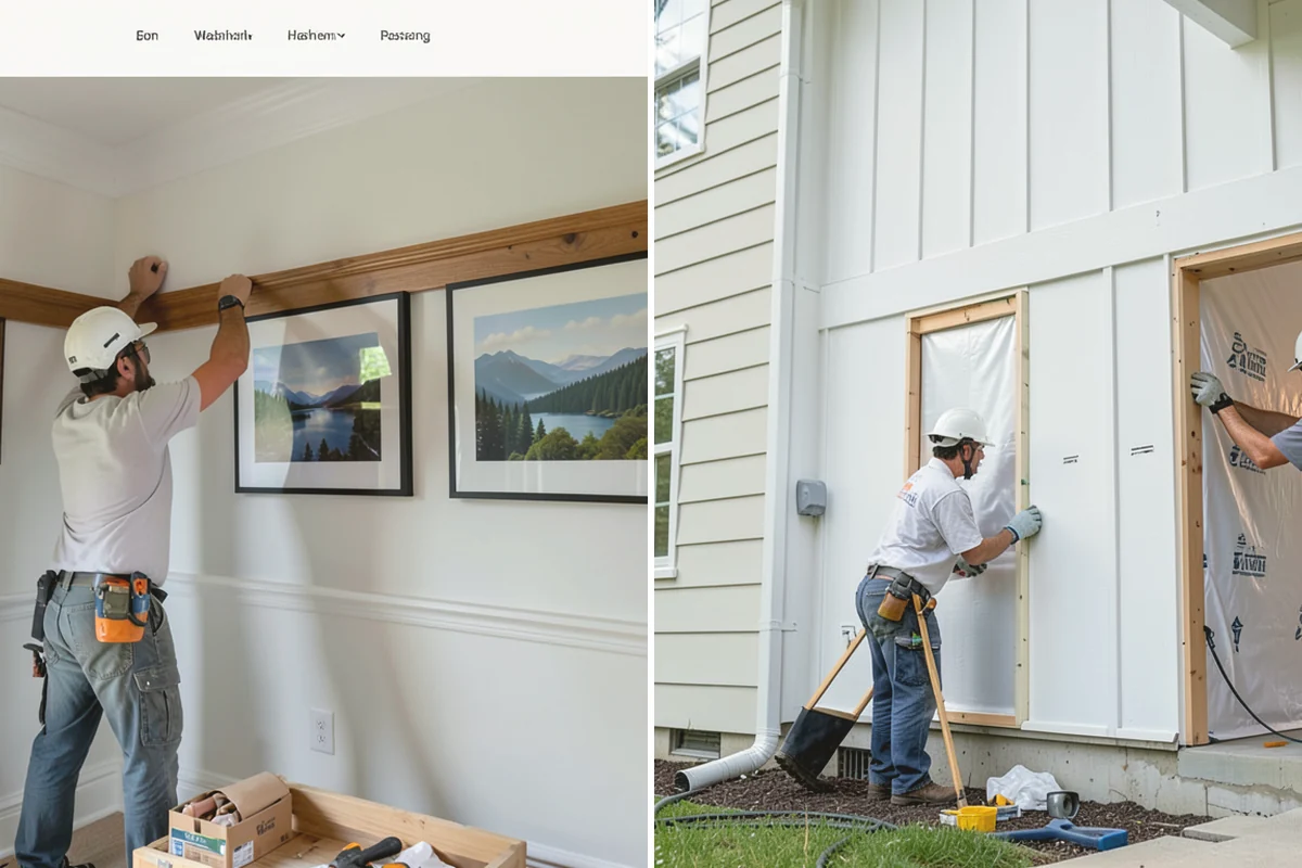 Entertainment Center Construction in Edgewood, Pierce County, WA - Plan around equipment and TV size