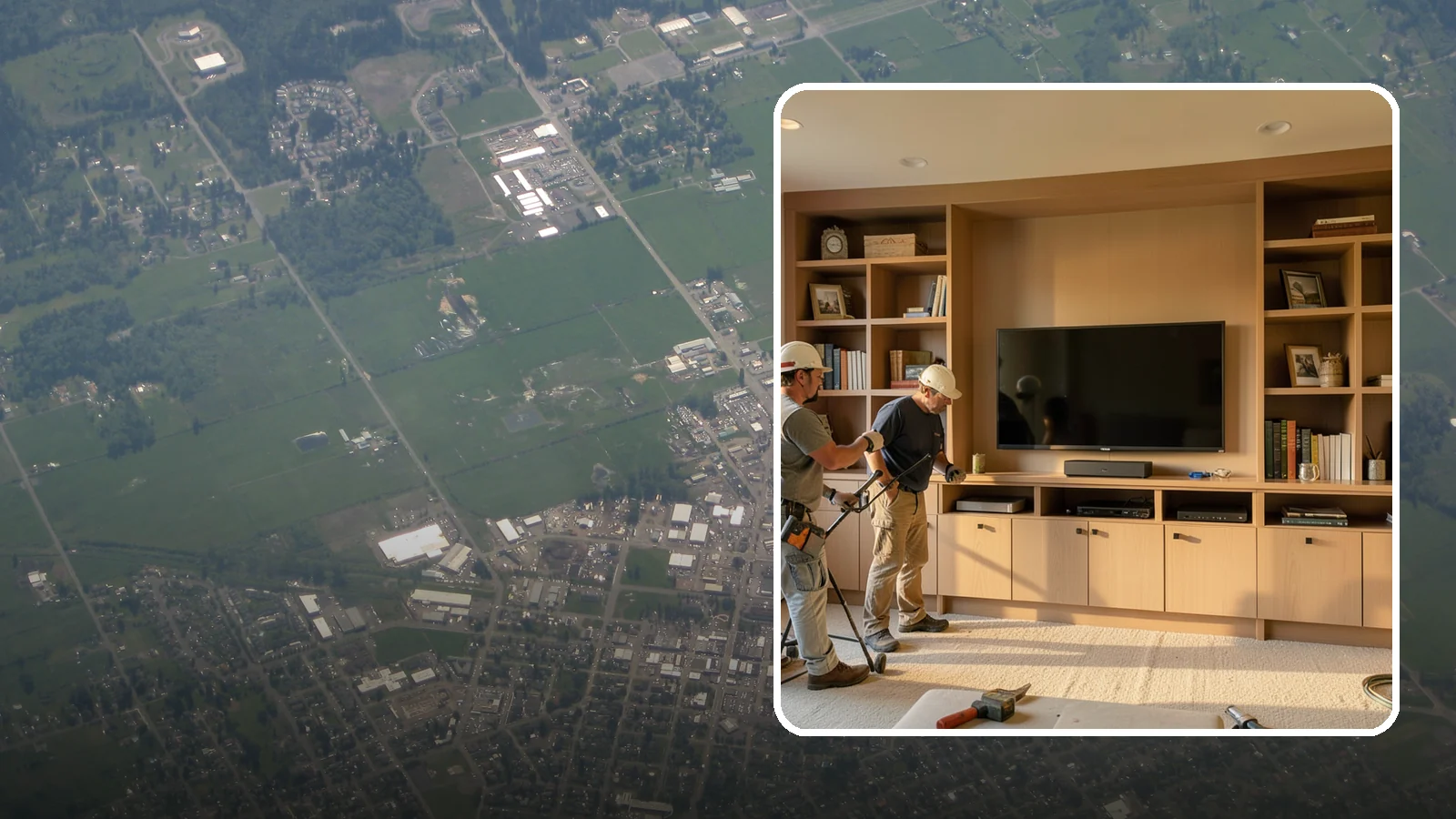 Entertainment Center Construction in Enumclaw, King County, WA - Building a custom entertainment center or media wall tailored to your electronics and style.
