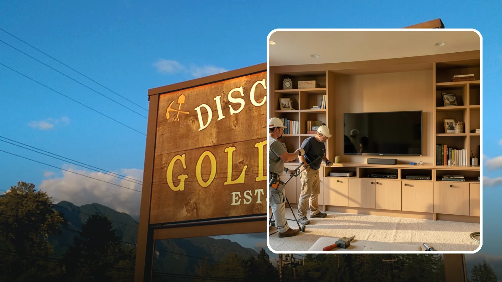 Entertainment Center Construction in Gold Bar, Snohomish County, WA - Building a custom entertainment center or media wall tailored to your electronics and style.
