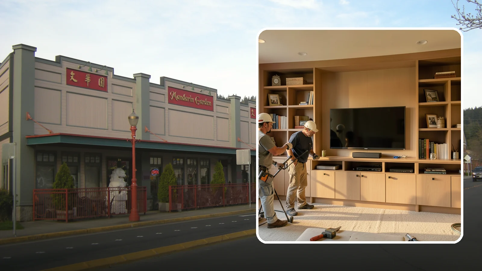 Entertainment Center Construction in Issaquah, King County, WA - Building a custom entertainment center or media wall tailored to your electronics and style.