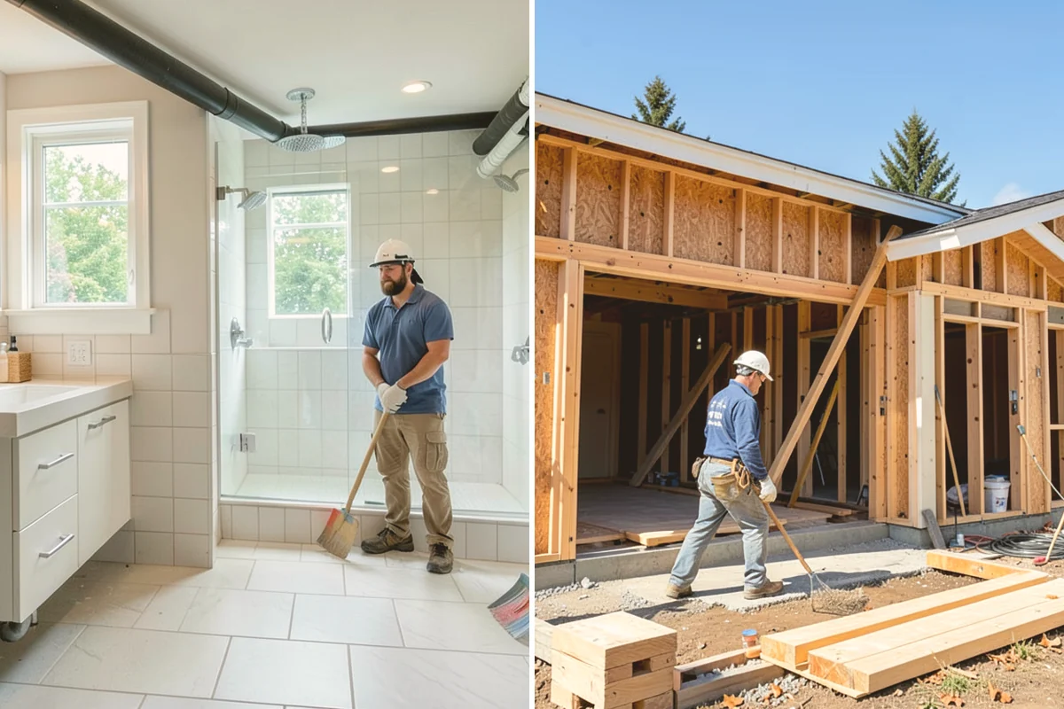 Entertainment Center Construction in Langley, Island County, WA - Plan around equipment and TV size