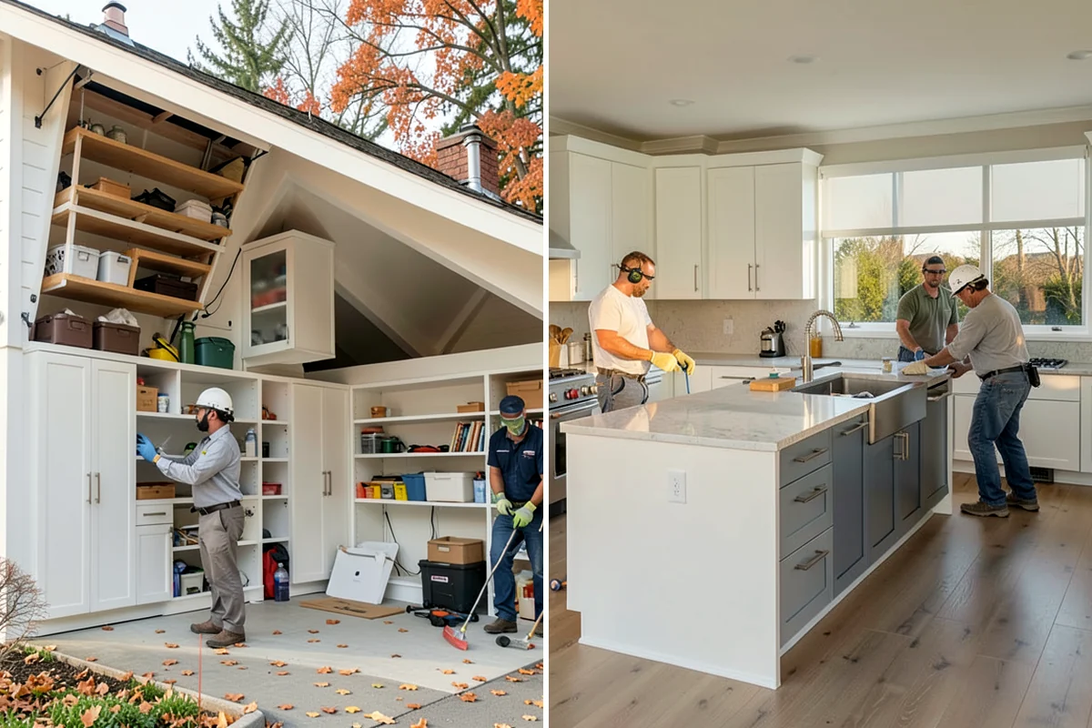Entertainment Center Construction in Maple Valley, King County, WA - Plan around equipment and TV size