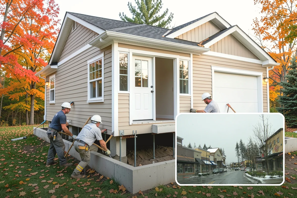 Entertainment Center Construction in Mill Creek, Snohomish County, WA - Organizes electronics and cabling