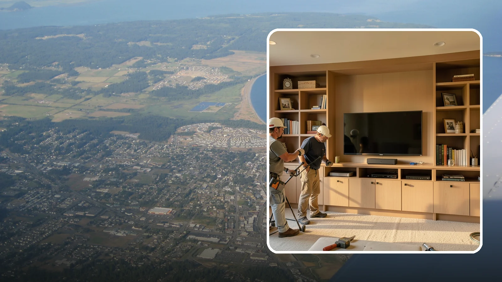 Entertainment Center Construction in Oak Harbor, Island County, WA - Building a custom entertainment center or media wall tailored to your electronics and style.