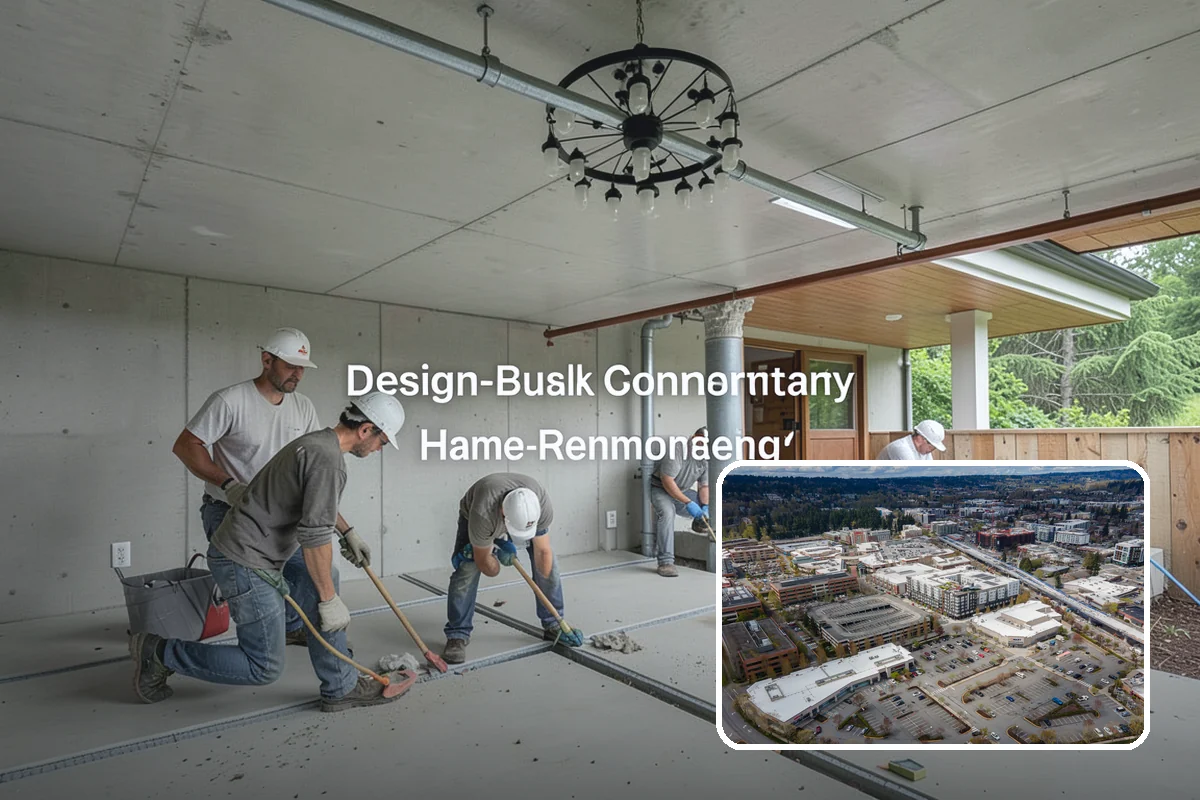 Entertainment Center Construction in Redmond, King County, WA - Organizes electronics and cabling