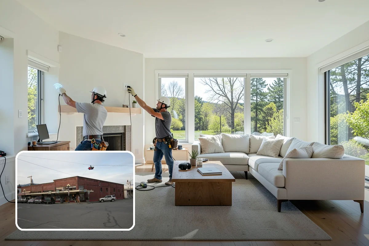 Entertainment Center Construction in Sedro-Woolley, Skagit County, WA - Organizes electronics and cabling
