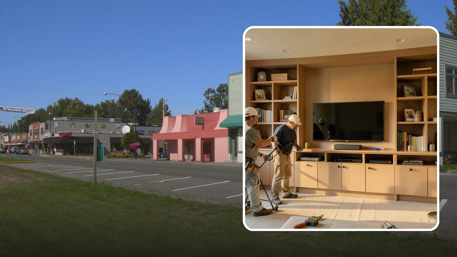 Entertainment Center Construction in Snoqualmie, King County, WA - Building a custom entertainment center or media wall tailored to your electronics and style.