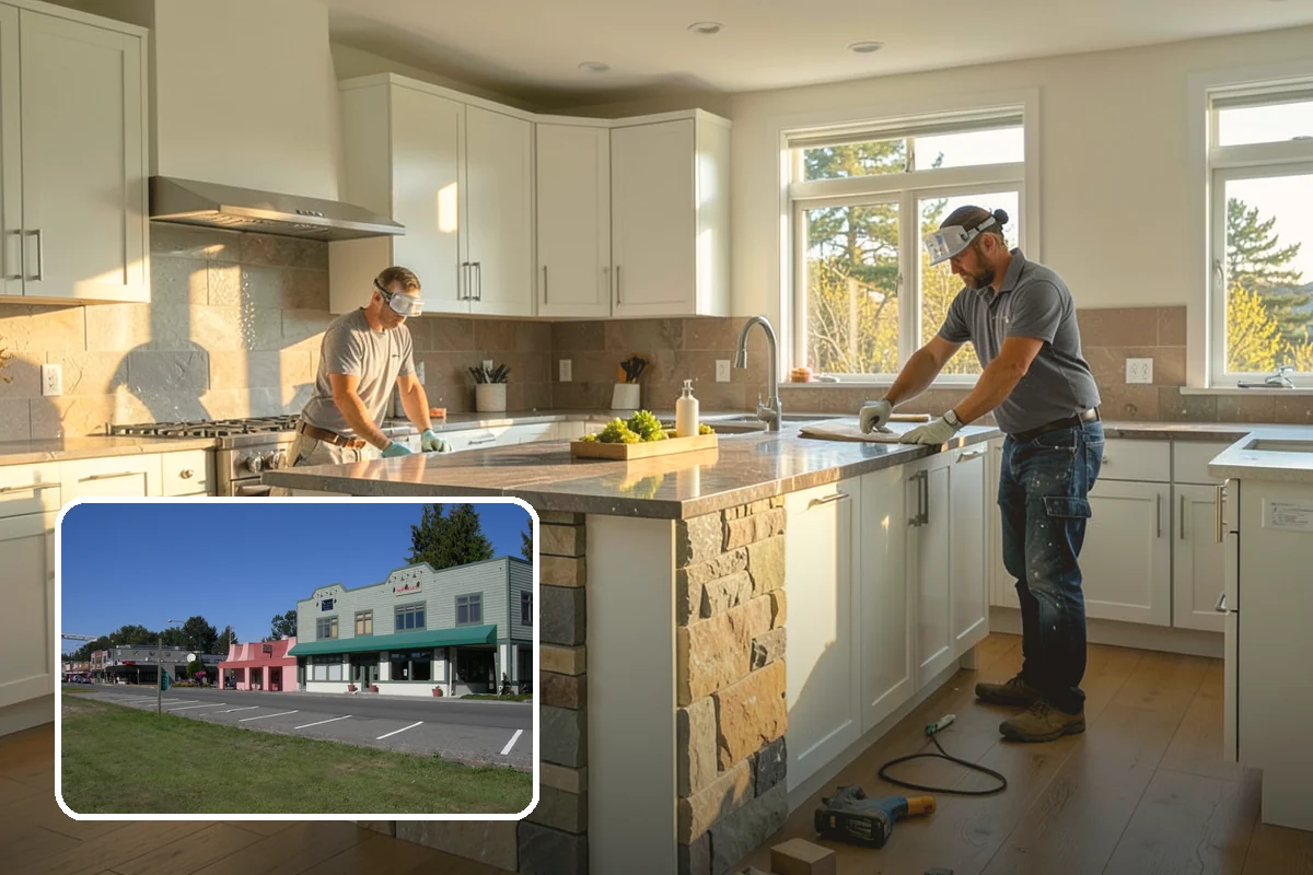 Entertainment Center Construction in Snoqualmie, King County, WA - Organizes electronics and cabling