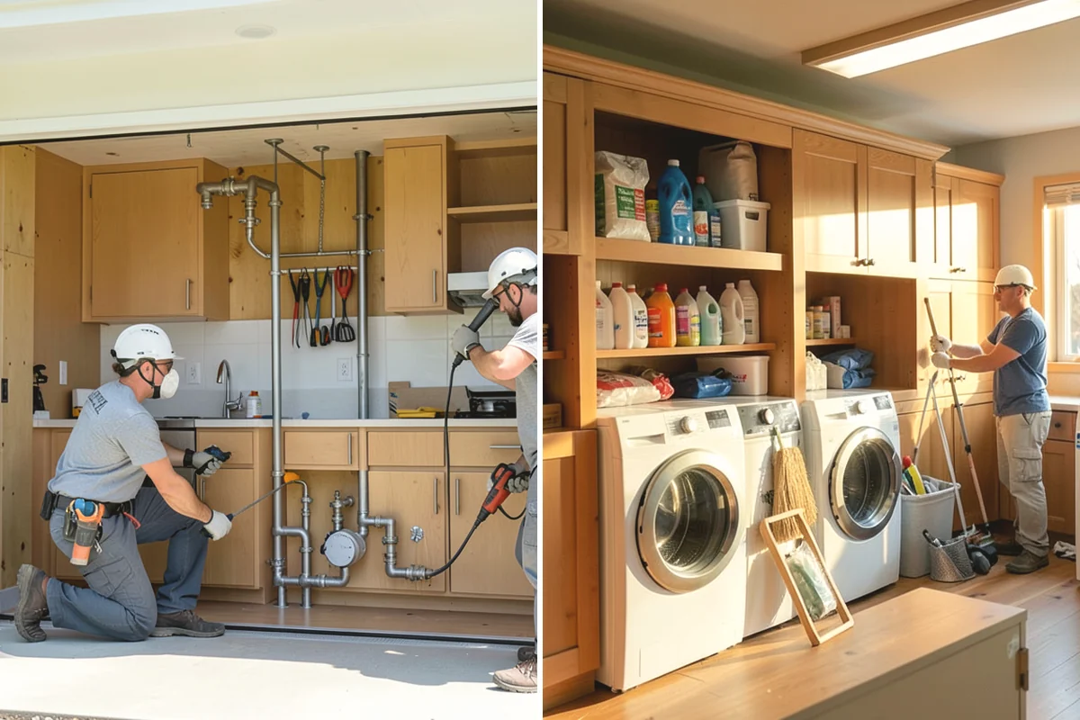 Entertainment Center Construction in Steilacoom, Pierce County, WA - Plan around equipment and TV size