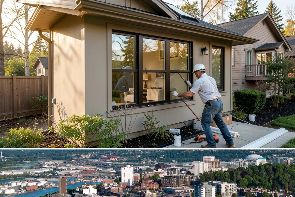 Entertainment Center Construction in Tacoma, Pierce County, WA - Media wall construction is indoor work suited to any season.