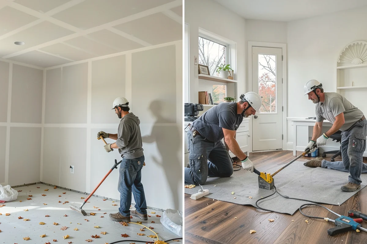 Entertainment Center Construction in Tukwila, King County, WA - Plan around equipment and TV size