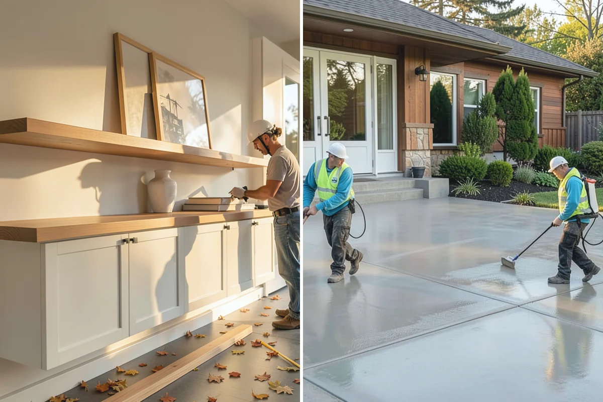 Entertainment Center Construction in Woodinville, King County, WA - Plan around equipment and TV size