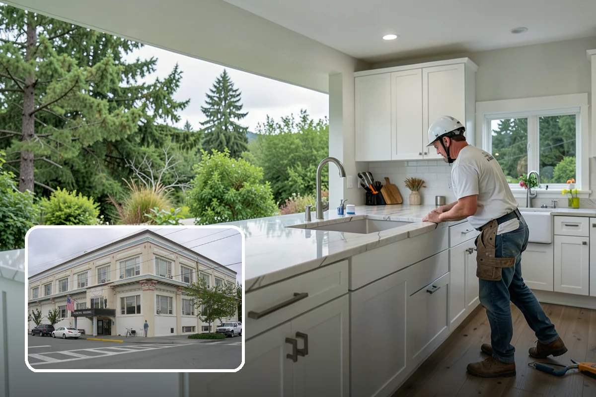 Entryway Flooring Installation in Anacortes, Skagit County, WA - Withstands tracked-in rain, mud, and grit