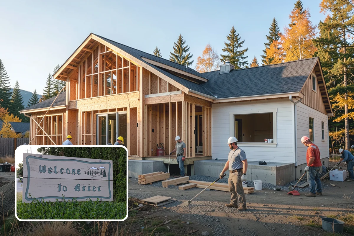 Entryway Flooring Installation in Brier, Snohomish County, WA - Withstands tracked-in rain, mud, and grit