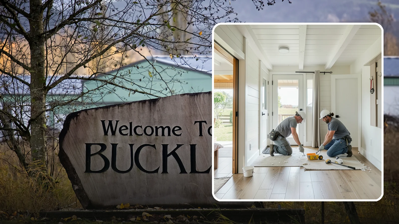 Entryway Flooring Installation in Buckley, Pierce County, WA - Durable entryway flooring installation that makes a strong first impression while surviving tracked-in Northwest weather.