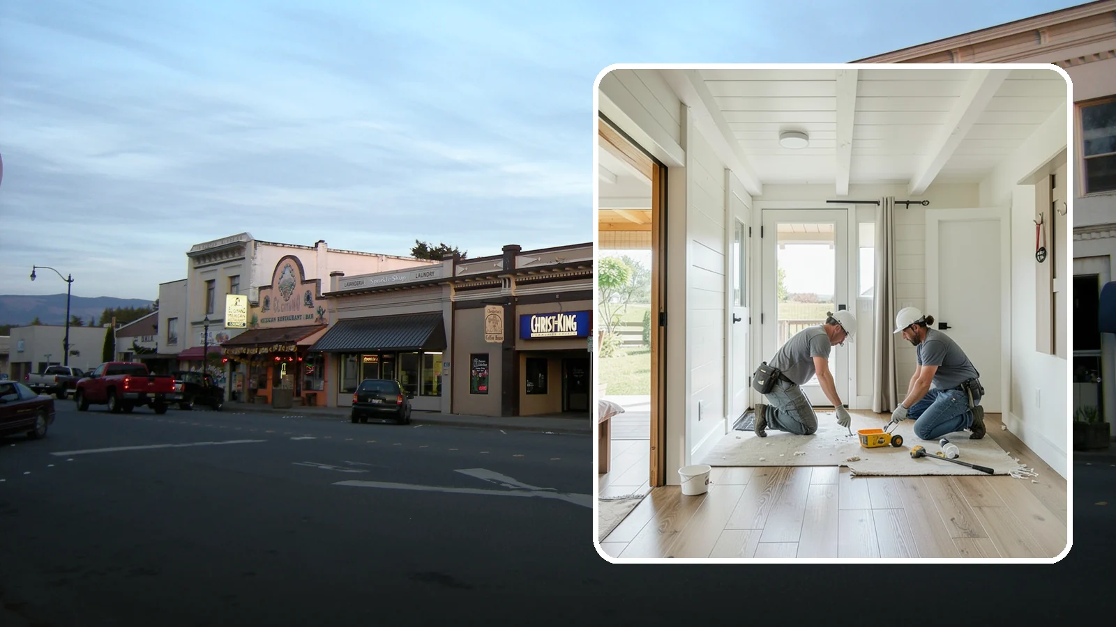 Entryway Flooring Installation in Burlington, Skagit County, WA - Durable entryway flooring installation that makes a strong first impression while surviving tracked-in Northwest weather.
