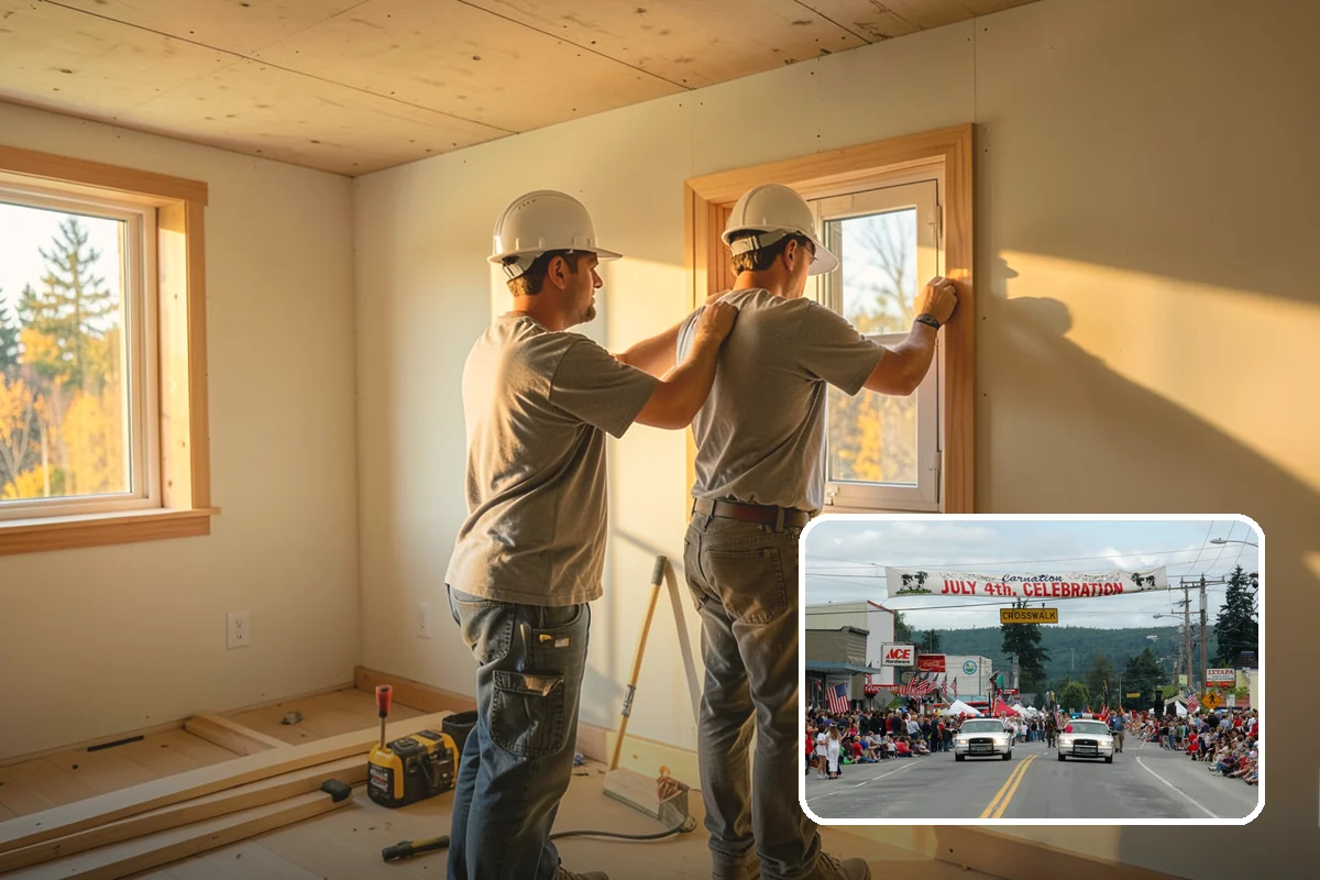 Entryway Flooring Installation in Carnation, King County, WA - Withstands tracked-in rain, mud, and grit