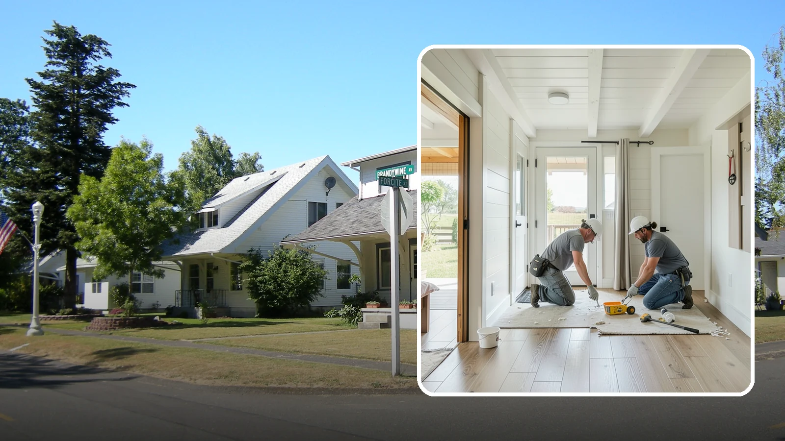 Entryway Flooring Installation in DuPont, Pierce County, WA - Durable entryway flooring installation that makes a strong first impression while surviving tracked-in Northwest weather.