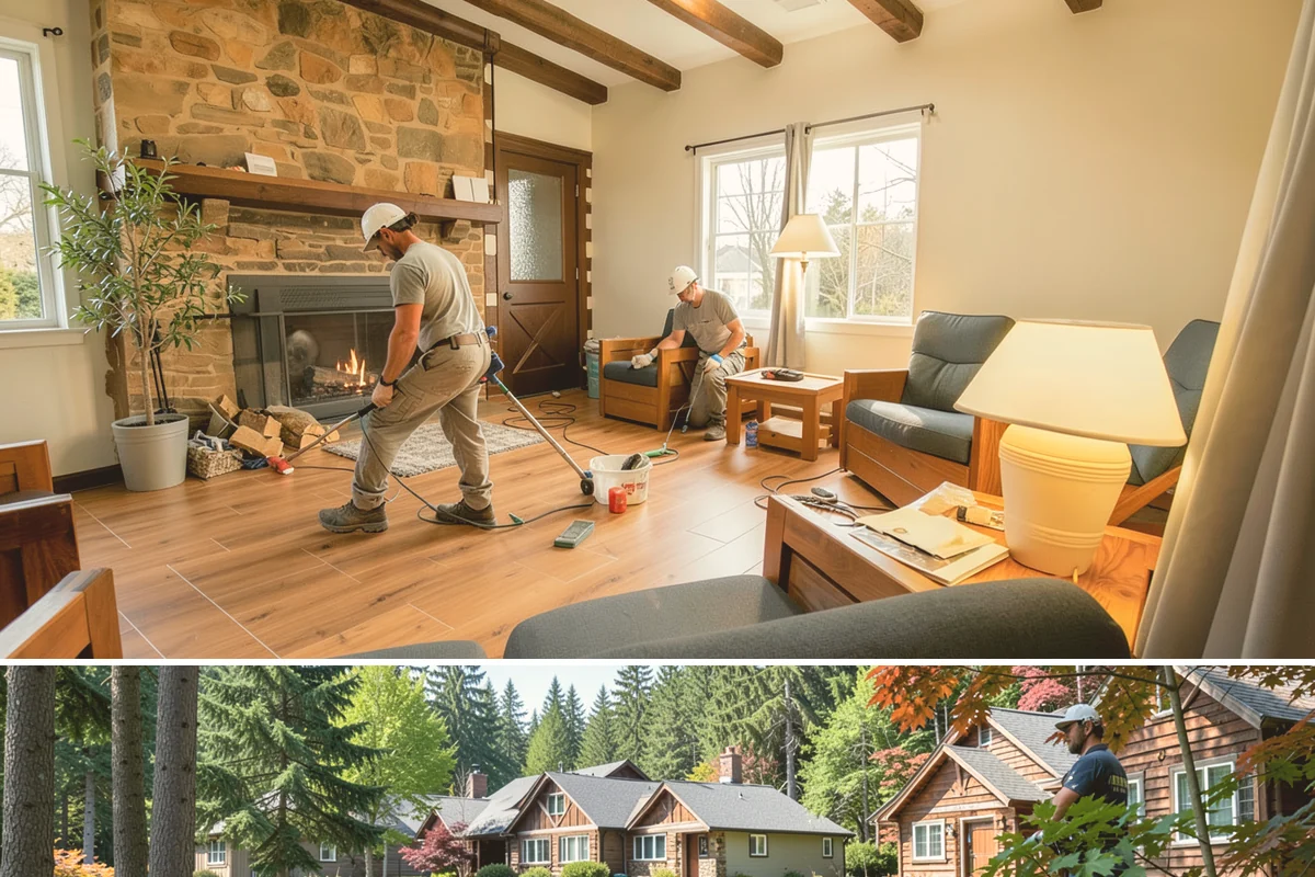 Entryway Flooring Installation in Edgewood, Pierce County, WA - Entryway flooring is especially worth installing before the rainy season, though it can be completed any time of year.