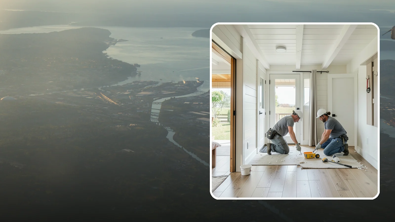 Entryway Flooring Installation in Fife, Pierce County, WA - Durable entryway flooring installation that makes a strong first impression while surviving tracked-in Northwest weather.