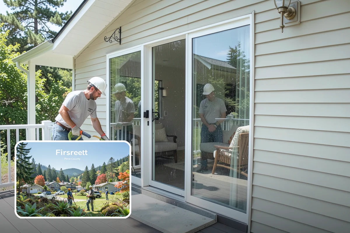 Entryway Flooring Installation in Fircrest, Pierce County, WA - Withstands tracked-in rain, mud, and grit