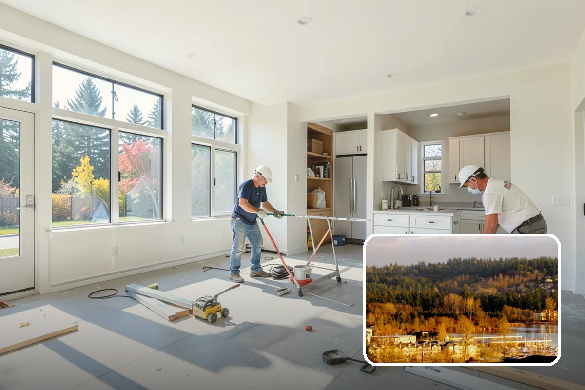 Entryway Flooring Installation in Kenmore, King County, WA - Withstands tracked-in rain, mud, and grit
