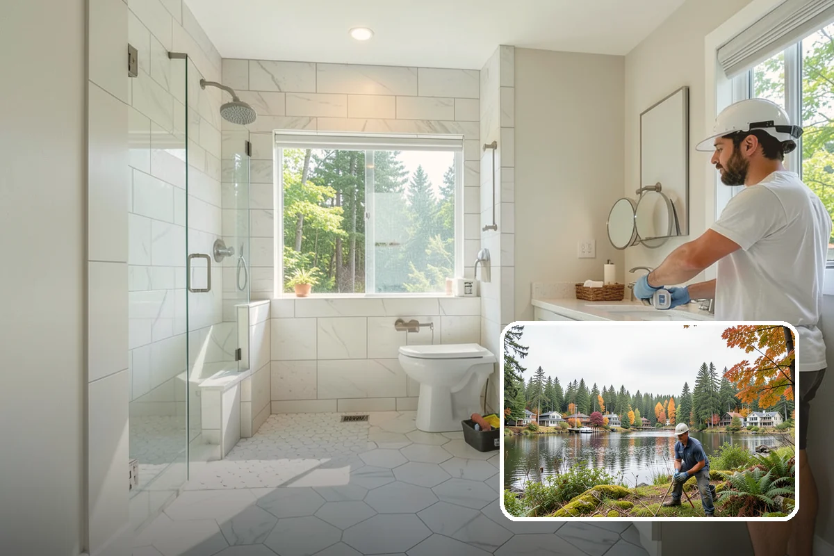 Entryway Flooring Installation in La Conner, Skagit County, WA - Withstands tracked-in rain, mud, and grit