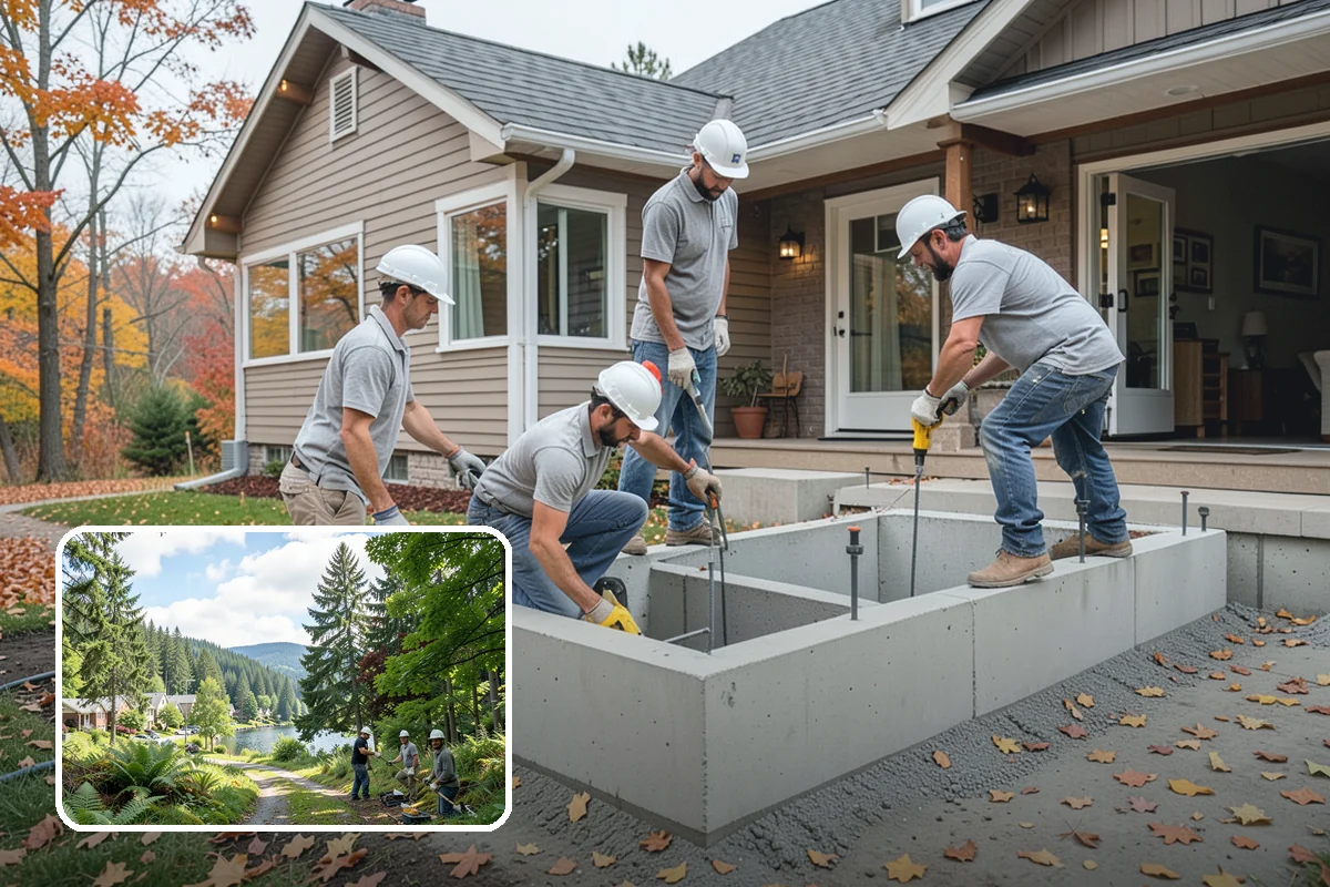 Entryway Flooring Installation in Lake Forest Park, King County, WA - Withstands tracked-in rain, mud, and grit