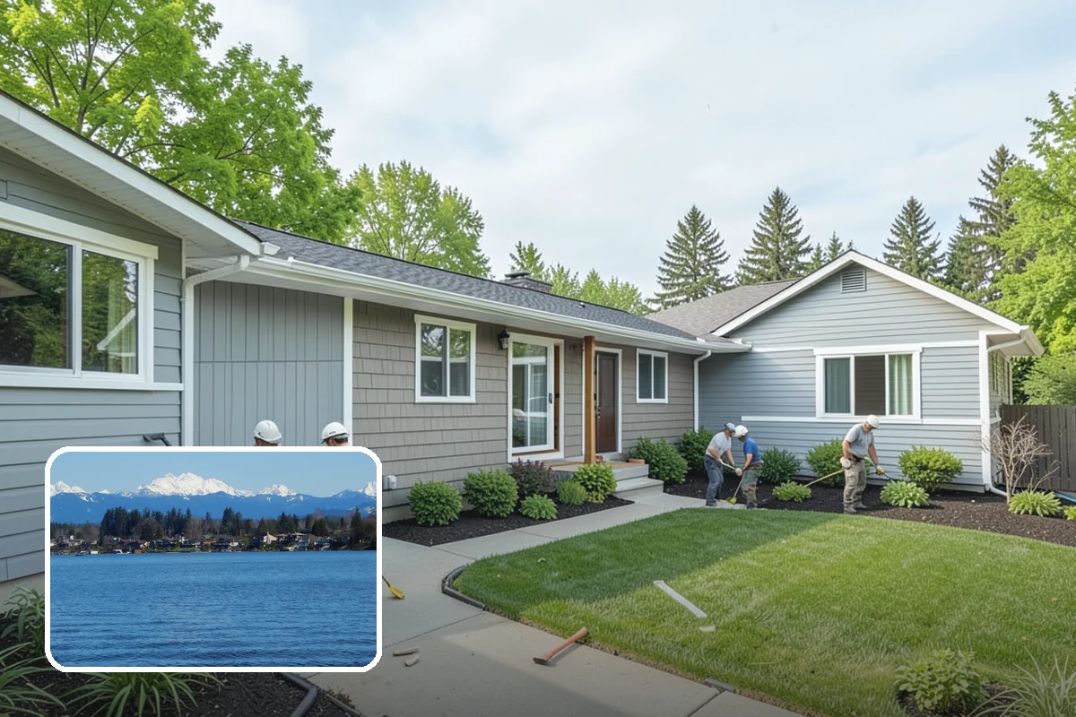 Entryway Flooring Installation in Lake Stevens, Snohomish County, WA - Withstands tracked-in rain, mud, and grit