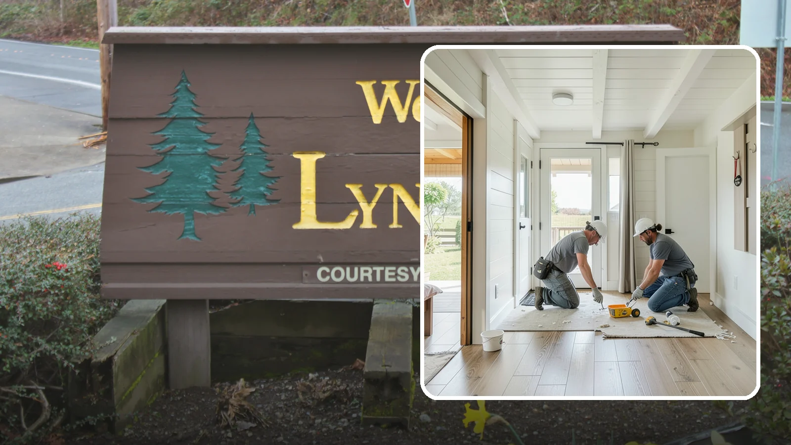 Entryway Flooring Installation in Lynnwood, Snohomish County, WA - Durable entryway flooring installation that makes a strong first impression while surviving tracked-in Northwest weather.