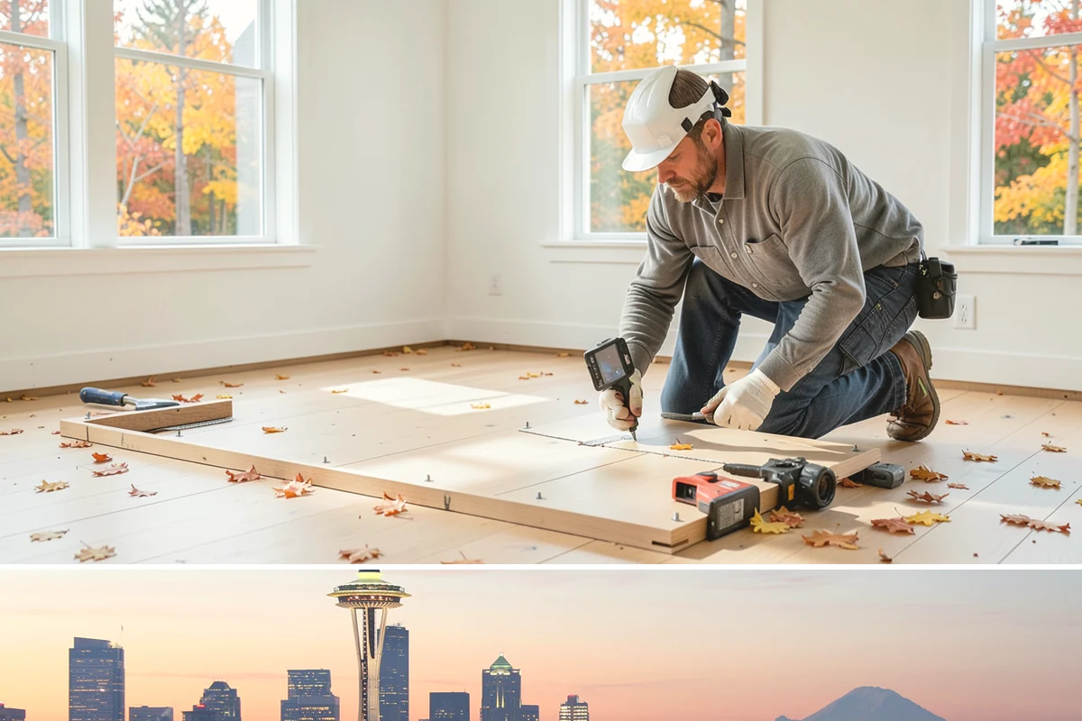 Entryway Flooring Installation in Seattle, King County, WA - Entryway flooring is especially worth installing before the rainy season, though it can be completed any time of year.
