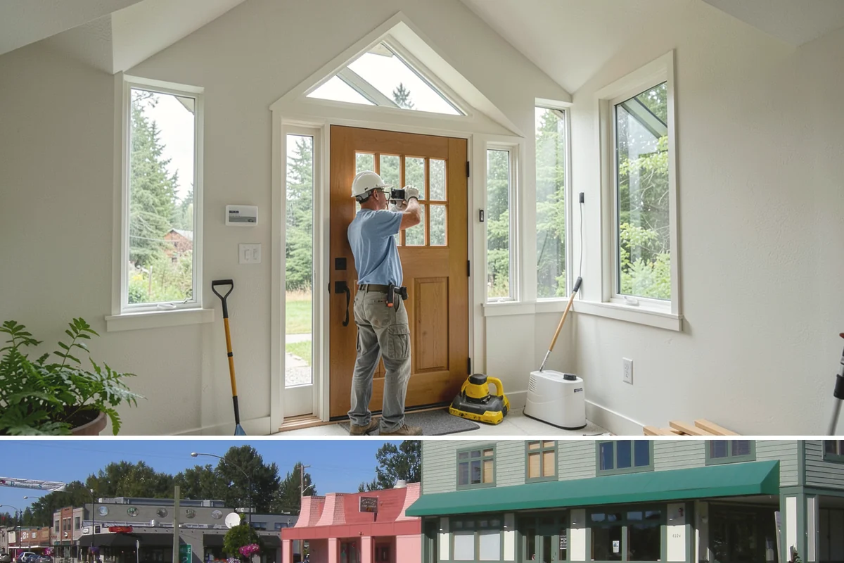 Entryway Flooring Installation in Snoqualmie, King County, WA - Entryway flooring is especially worth installing before the rainy season, though it can be completed any time of year.