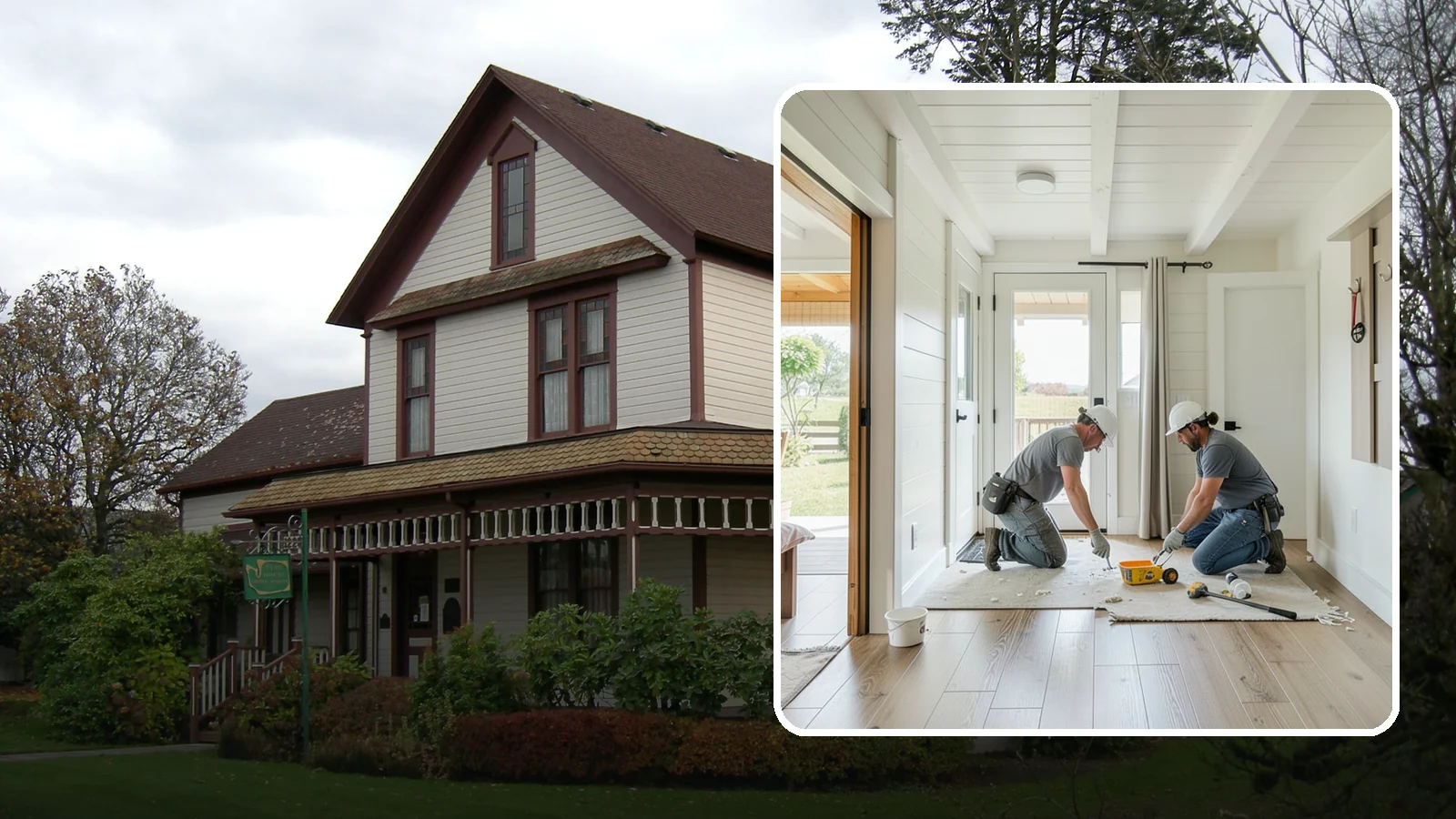 Entryway Flooring Installation in Sumner, Pierce County, WA - Durable entryway flooring installation that makes a strong first impression while surviving tracked-in Northwest weather.