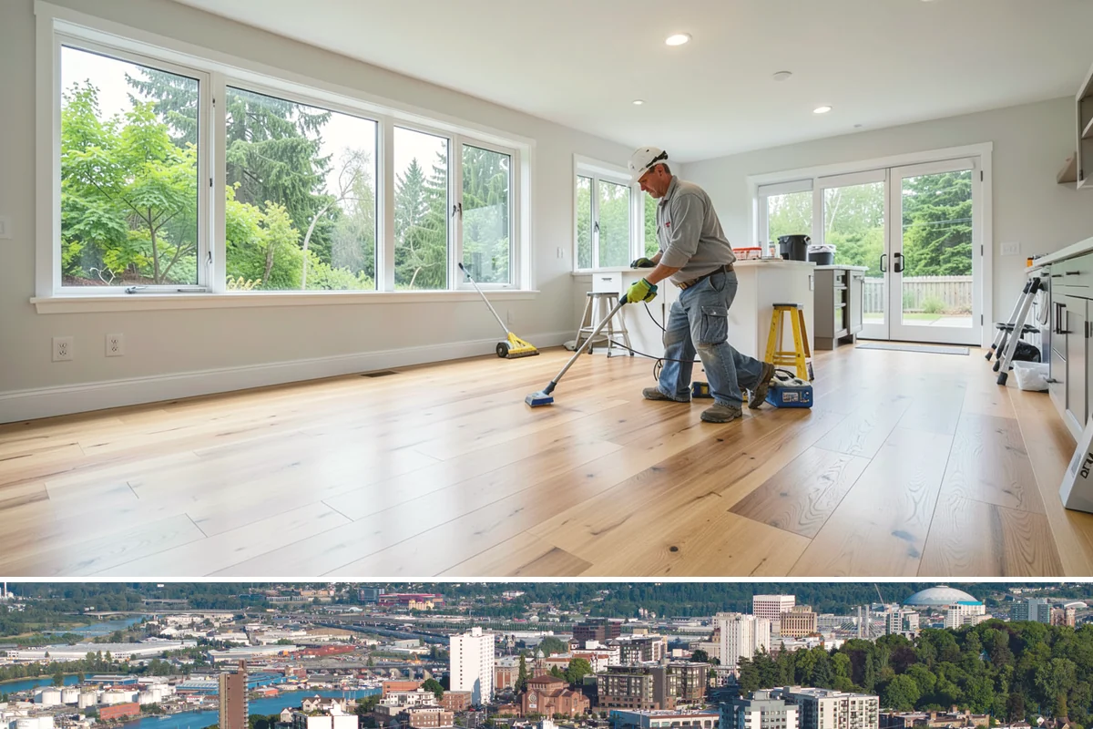 Entryway Flooring Installation in Tacoma, Pierce County, WA - Entryway flooring is especially worth installing before the rainy season, though it can be completed any time of year.
