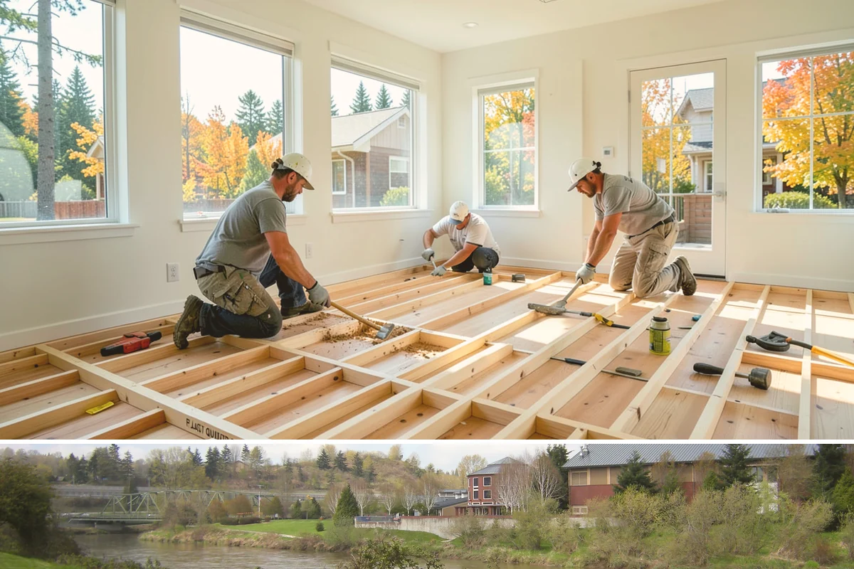 Entryway Flooring Installation in Tukwila, King County, WA - Entryway flooring is especially worth installing before the rainy season, though it can be completed any time of year.