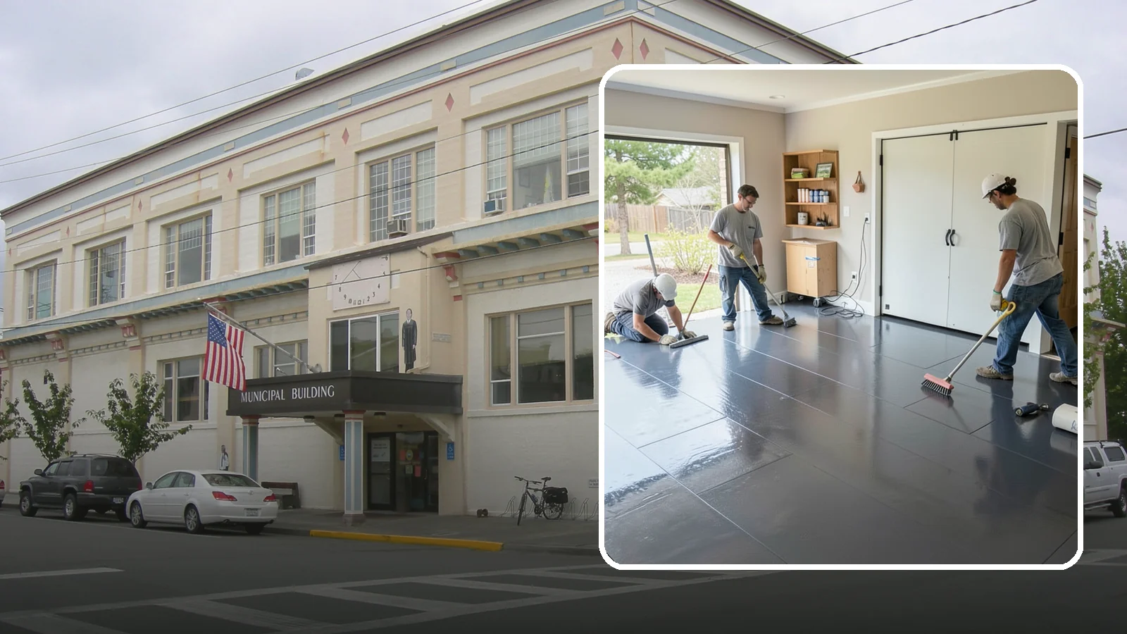Epoxy Flooring Installation in Anacortes, Skagit County, WA - Seamless epoxy flooring installation that creates a tough, chemical-resistant surface for garages and utility spaces.