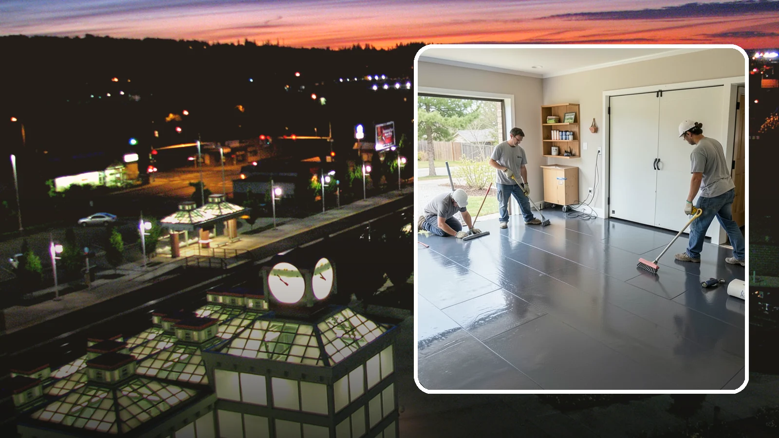 Epoxy Flooring Installation in Auburn, King County, WA - Seamless epoxy flooring installation that creates a tough, chemical-resistant surface for garages and utility spaces.