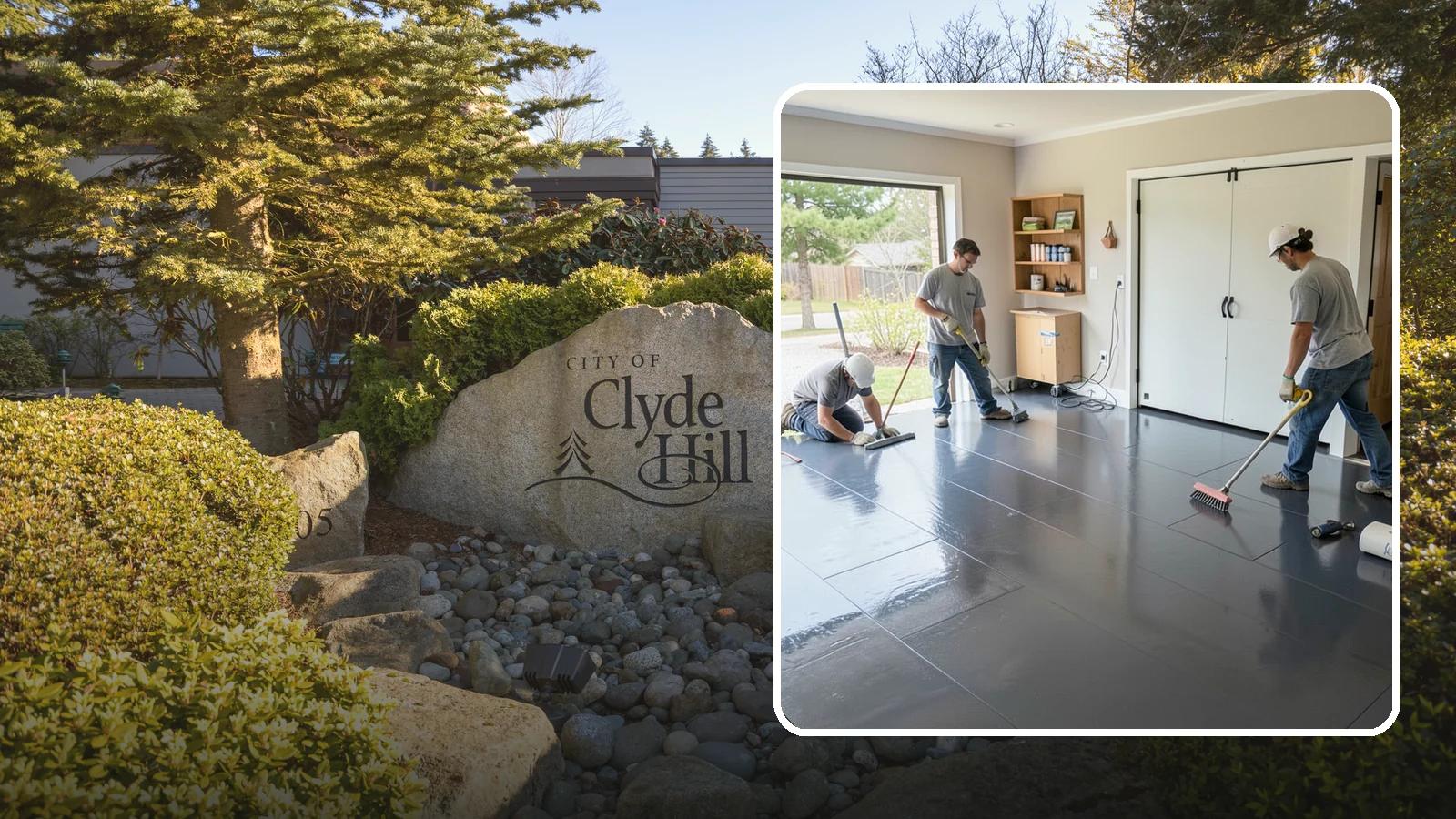 Epoxy Flooring Installation in Clyde Hill, King County, WA - Seamless epoxy flooring installation that creates a tough, chemical-resistant surface for garages and utility spaces.